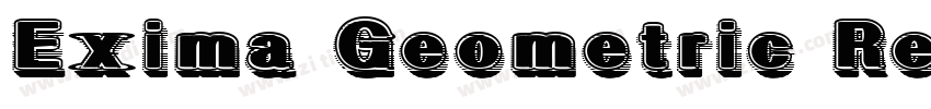 Exima Geometric Reg字体转换